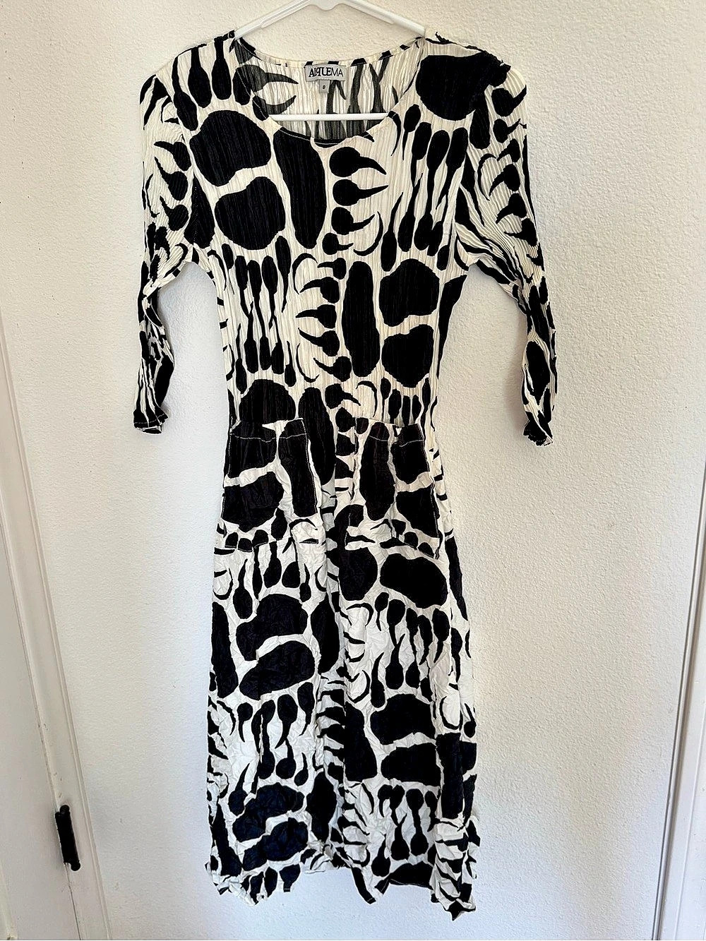 Alquema Abstract Print Maxi Dress Size Small